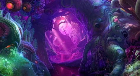 Download Enchanting Psychedelic 3D Art Unveiling Vivid and Surreal
