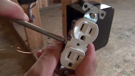 How To Install An Electrical Outlet Youtube