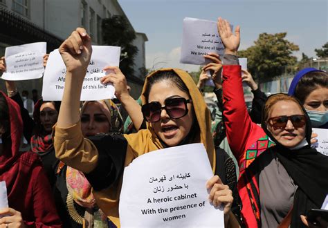 Afghan Women Protest Taliban Rule Npr