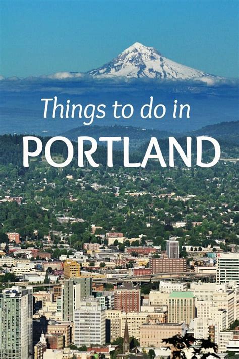 Insider Tips On Things To Do In Portland Oregon Oregon Travel