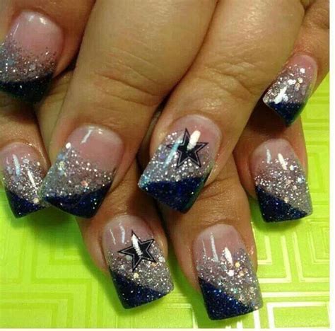 The schedule includes the opponents, dates, and results. Nail Art | Dallas cowboys nail designs, Cowboy nails ...