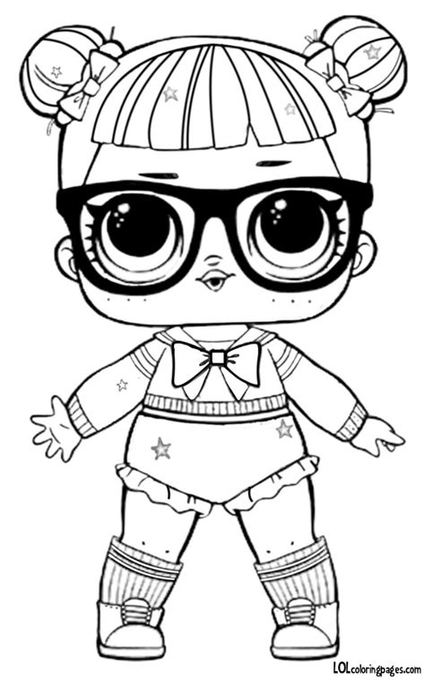 She has a big sister, lil sister, and many pets; Lol Doll Coloring Pages at GetColorings.com | Free ...