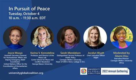 In Pursuit Of Peace 2022 The University Global Coalition