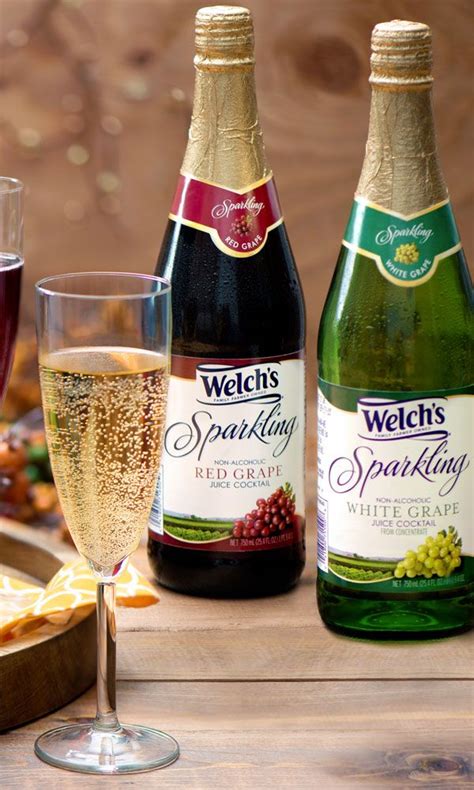Raise A Glass Of Welchs Sparkling Grape Juice During The Holidays Non