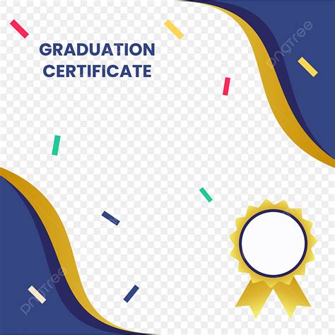 Certificate Graduation Award Vector Hd Png Images Twibbon Graduate