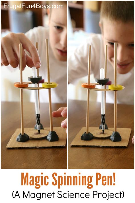 Magic Spinning Pen – A Magnet Science Experiment for Kids!