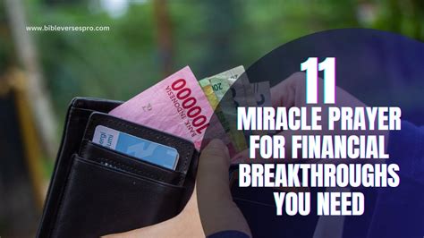 11 Miracle Prayer For Financial Breakthrough You Need
