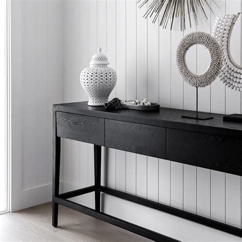 Dixon Console Black Huntley Co For Curators Of Property Styling