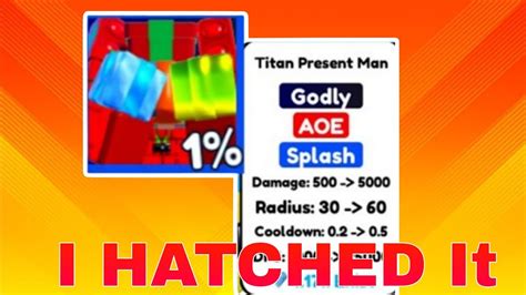 I Summoned The New Titan Present Man Toilet Tower Defense Youtube