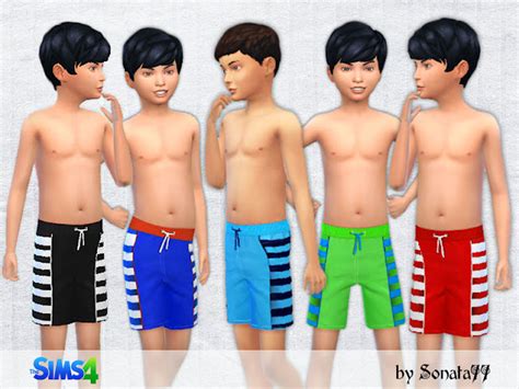 Sims 4 Ccs The Best Swimwear For Boys By Sonata77