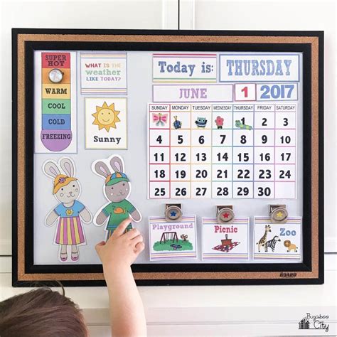 Diy Childrens Calendar By Crafting Cheerfully Kids Calendar