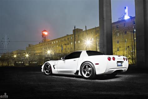Luxury Muscle Reworked White Chevy Corvette — Gallery