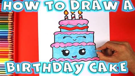Fun coloring pages and learn colors for baby and toddlers.more. How to Draw a Cake and Color - How to Draw a Birthday Cake ...