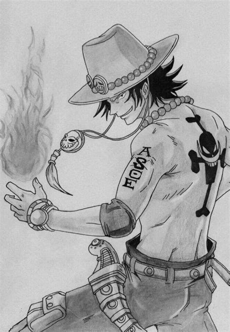 Look At My Drawing Of Ace One Piece Amino