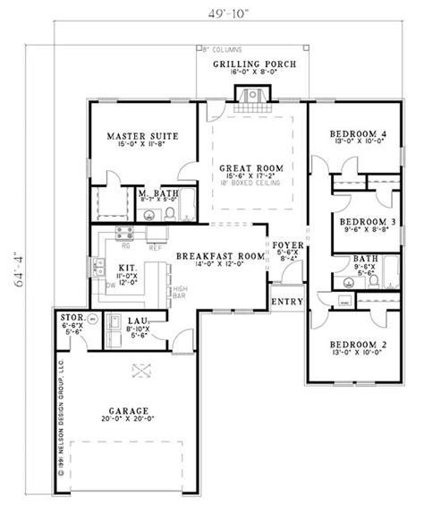 Traditional Ranch House Plans Home Design Ndg 756 11462