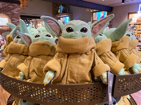 Photos New Baby Yoda The Child Plush Debuts At Disney Springs Wdw