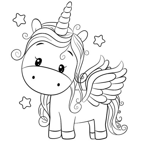 Dibujos De Unicornio Para Colorear E Imprimir Gratis