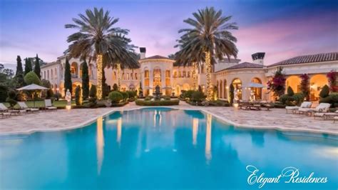 A Stunning Magnificent Florida Mega Mansion With All Of The Bells And