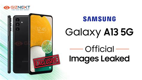 Giznext Exclusive Samsung Galaxy A13 First Look Revealed Via Official Renders Check All