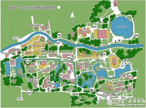 北京动物园导航图北京动物园地图 伤感说说吧