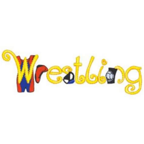 Wrestling Machine Embroidery Design Embroidery Library At