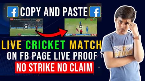 How To Live Stream Cricket Match On Facebook A Comprehensive Guide