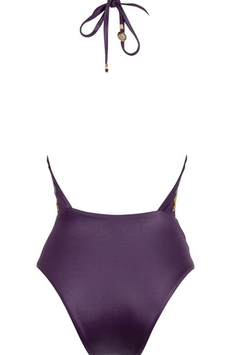 Maritimum Saffron Purple Swimsuit The Greek Designers