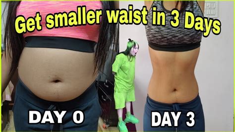 How To Get A Slimmer Waist In 3 Days Ayu Youtube