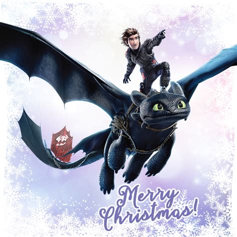 1 gameplay 2 characters 3 dragon species 4 trivia 5 site navigation the game follows either hiccup or astrid and their choice of dragon. Merry Christmas cards How to Train your Dragon with Light fury, Toothless and Hiccup - YouLoveIt.com