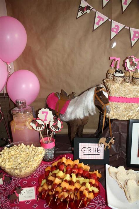 7th Birthday Ponies Party Horse Themed Party Horse