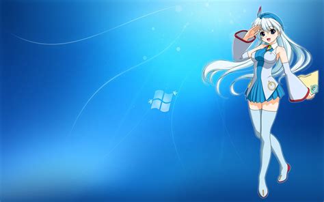 Anime Girls Microsoft Windows Wallpapers Hd Desktop And Mobile