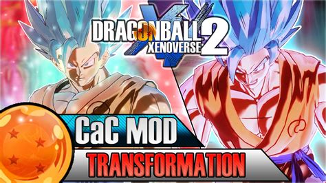 Super Saiyan Blue Kaioken Cac Transformation Dragon Ball Xenoverse 2 Mod Youtube