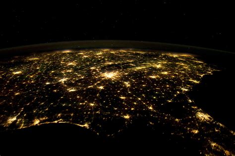 Nasa Visible Earth Southeastern Usa At Night