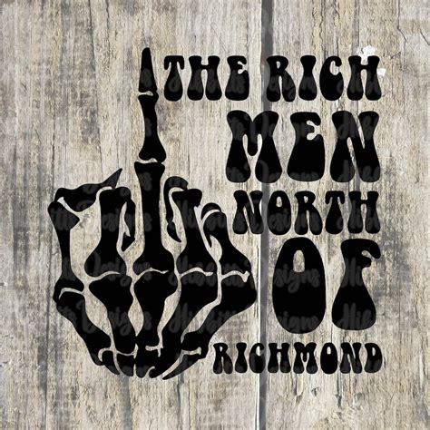 F The Rich Men North Of Richmond PNG SVG Oliver Anthony Music Etsy