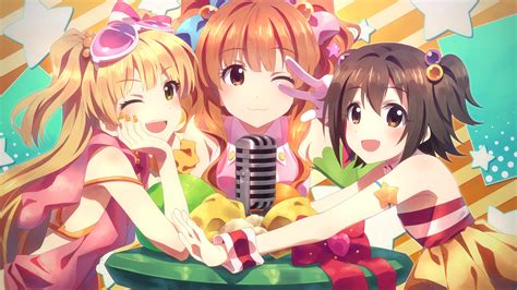 Download 3840x2160 Idolmaster Anime Group Girls Moe