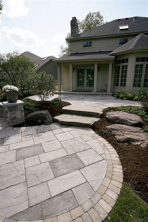 2030 Backyard Stone Patio Design Ideas