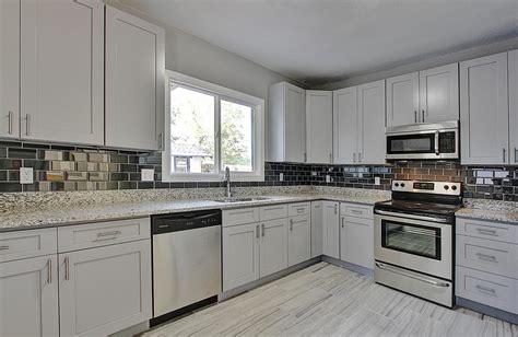 Grey Shaker Cabinet Gallery Custom Kitchen Cabinets Stone