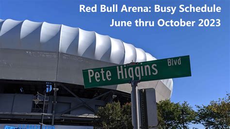 Red Bull Arena Busy Schedule June Thru October 2023