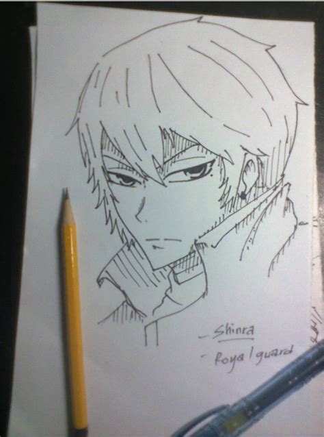 Shinra Sketch By Legionaire13 On Deviantart