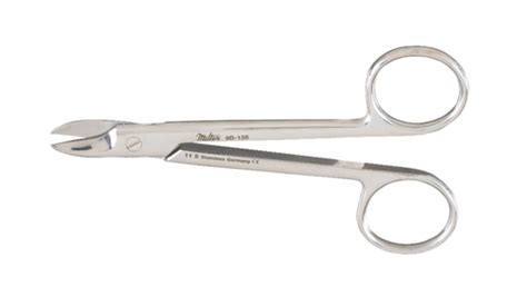 Miltex Crown And Collar Scissor 4 14 Curved Tristate Dental