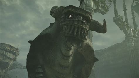 Shadow Of The Colossus Ps4 Colossus 2 Quadratus Boss Fight Youtube