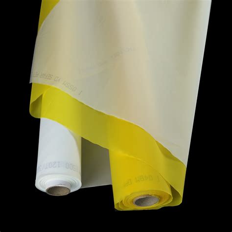 90t 230mesh 48um White Yellow 10 Meter Silk Screen Printing Mesh Mesh