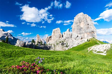 Cinque Torri Dolomiti Alps Italy The Five Pillars In Dol Flickr