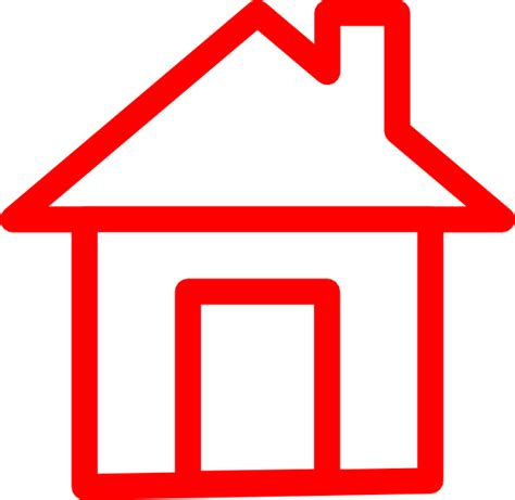 Download Home Clipart Red House Red Home Clip Art Hd Transparent