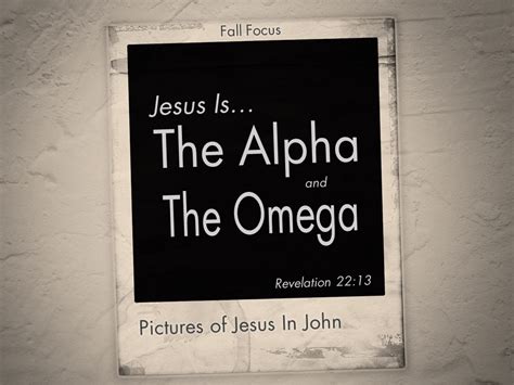 I Am The Alpha And The Omega Rev 2213 Focus Online