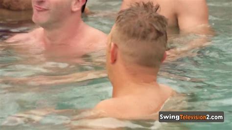 Swingers Enjoy A Naked Pool Sex Game Where They Tease A Lot Tnaflix Com