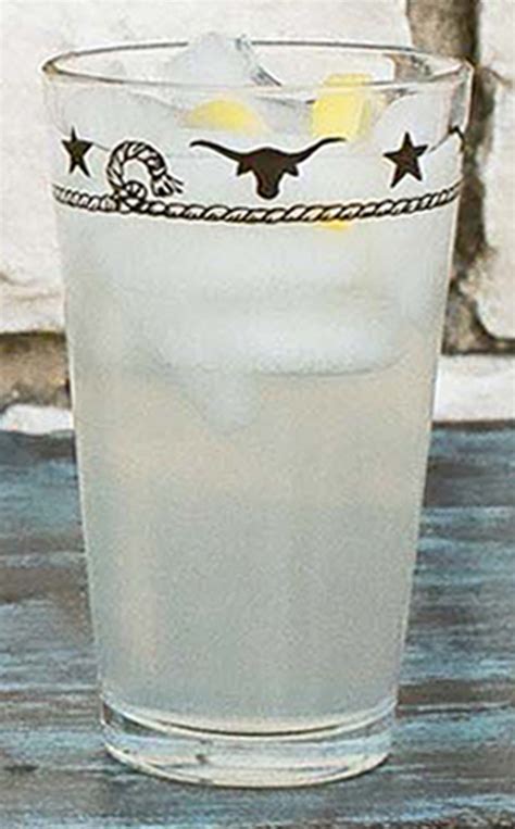 Stars And Longhorns Iced Tea Glasses Set Of 4 Out Of Stock Until 07 18 2024 Lone Star