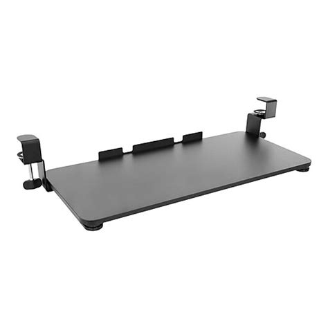 Mount It Adjustable Keyboard And Mouse Tray Black Mi 7147 Staples