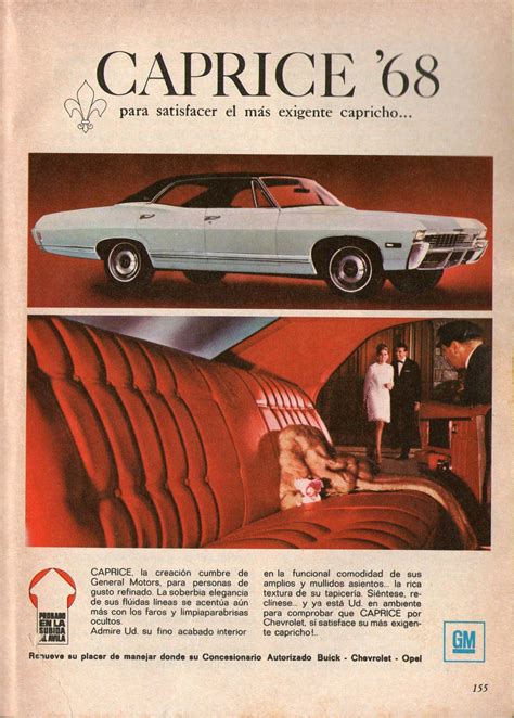 Caprice 68 General Motors Ad From 1968 Chevrolet Caprice Chevrolet Impala Poster Ads Car