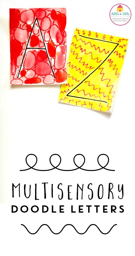Learn The Alphabet With Multisensory Doodle Letters Nurturestore